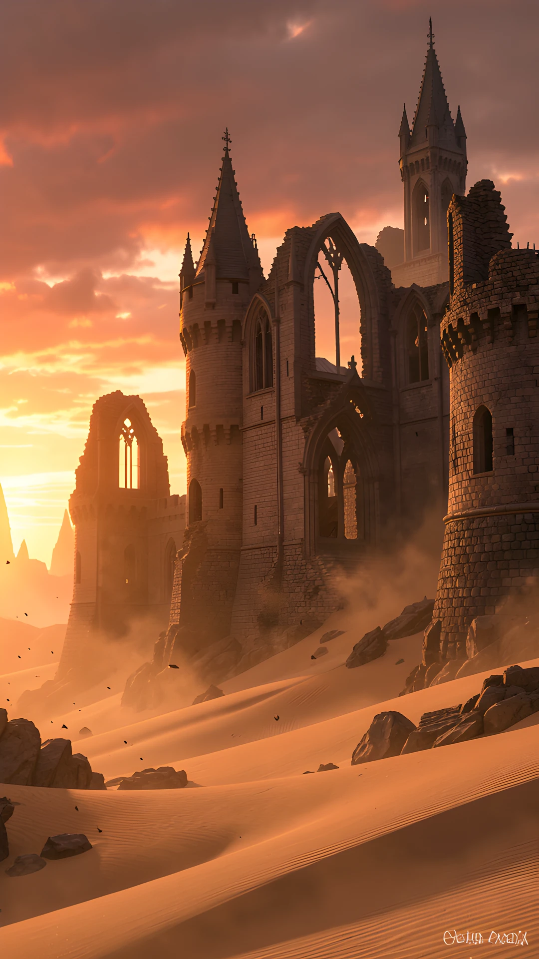 Gothic Castle Ruins