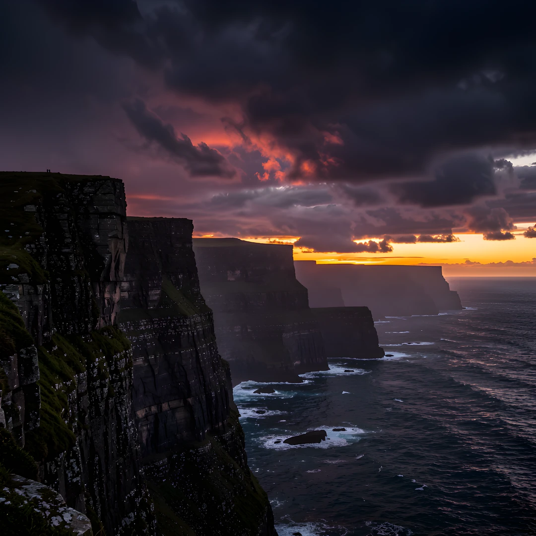 Dark Storm Cliffs