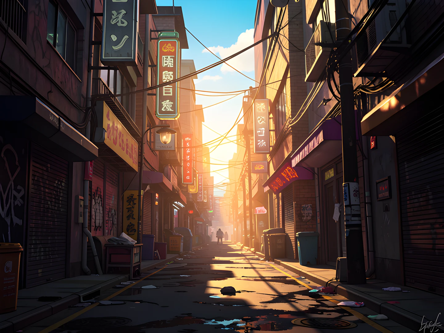 Neon Alley City