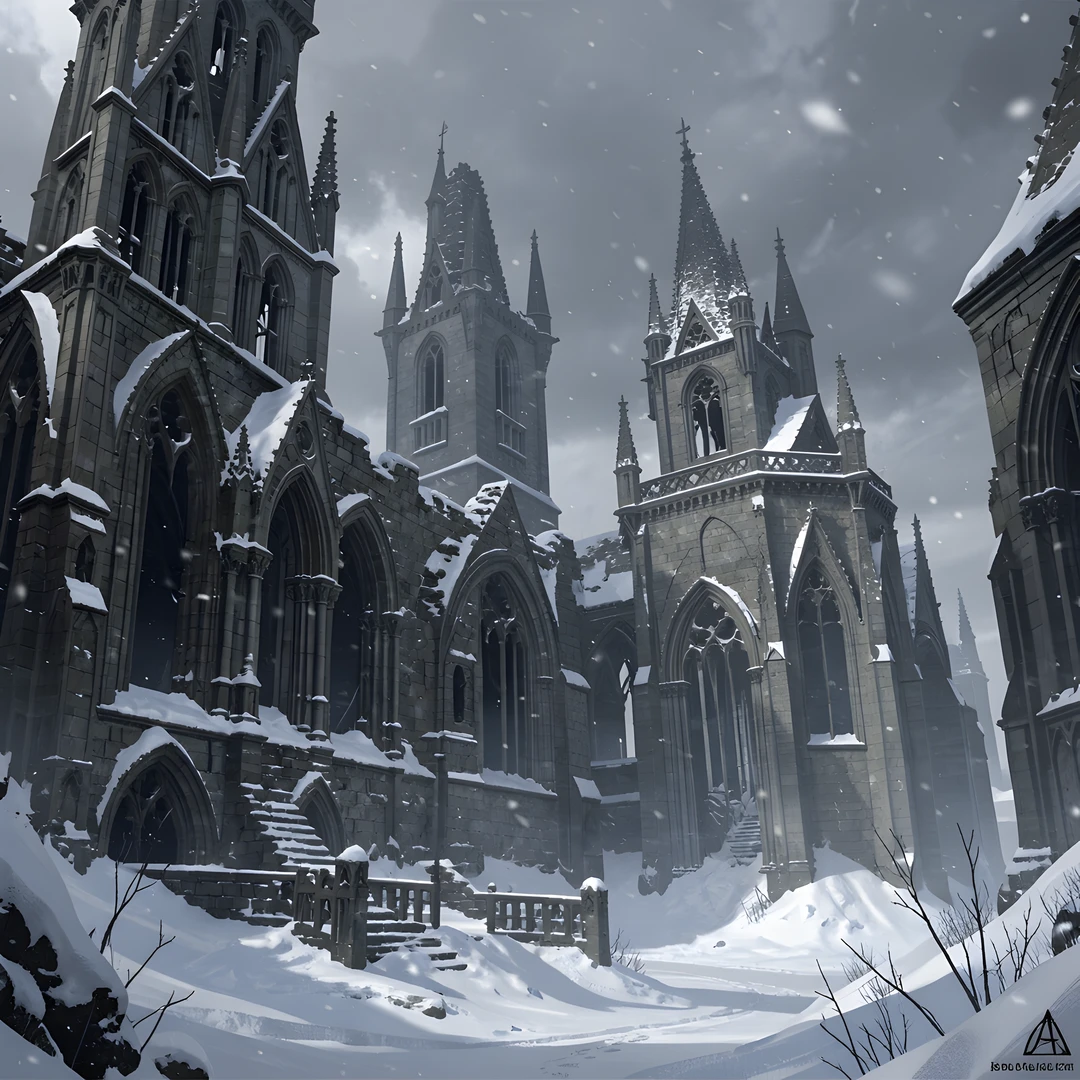 Frozen Gothic Ruins