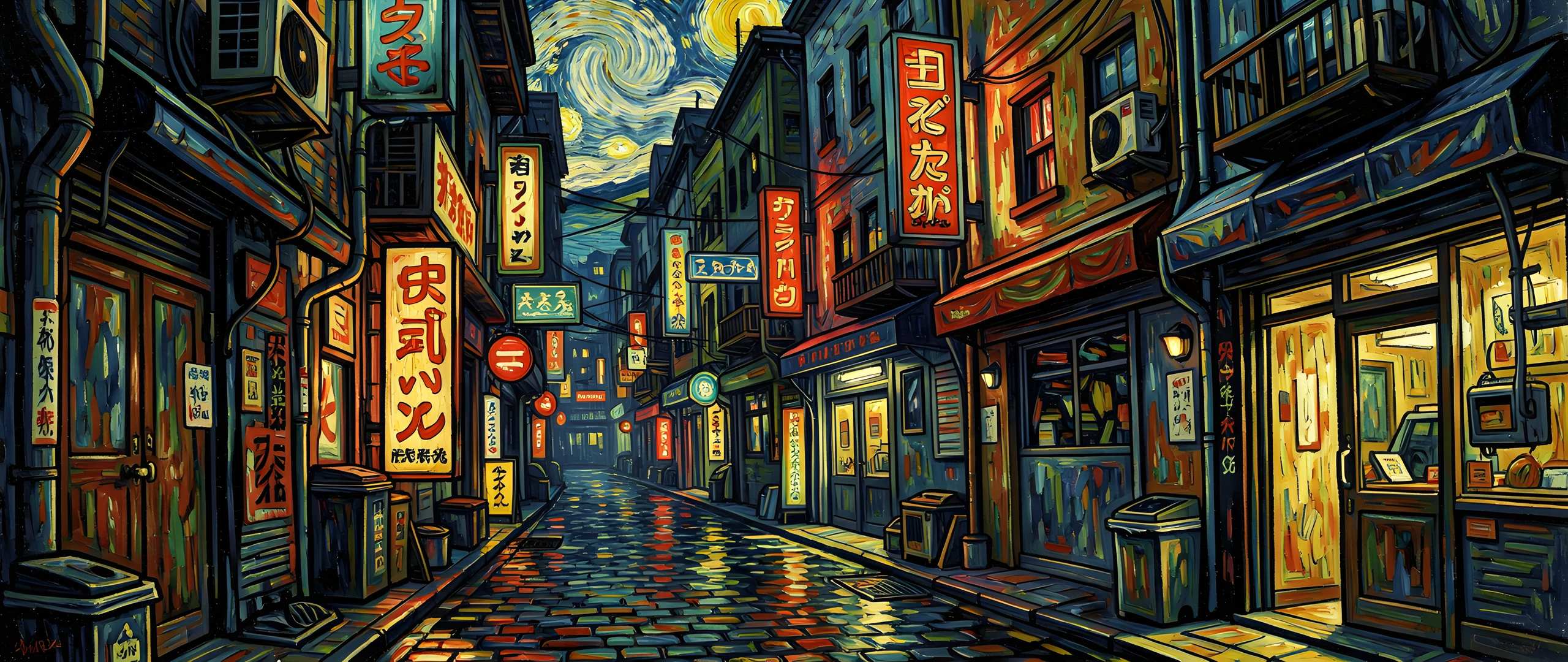 Starry Night Alley