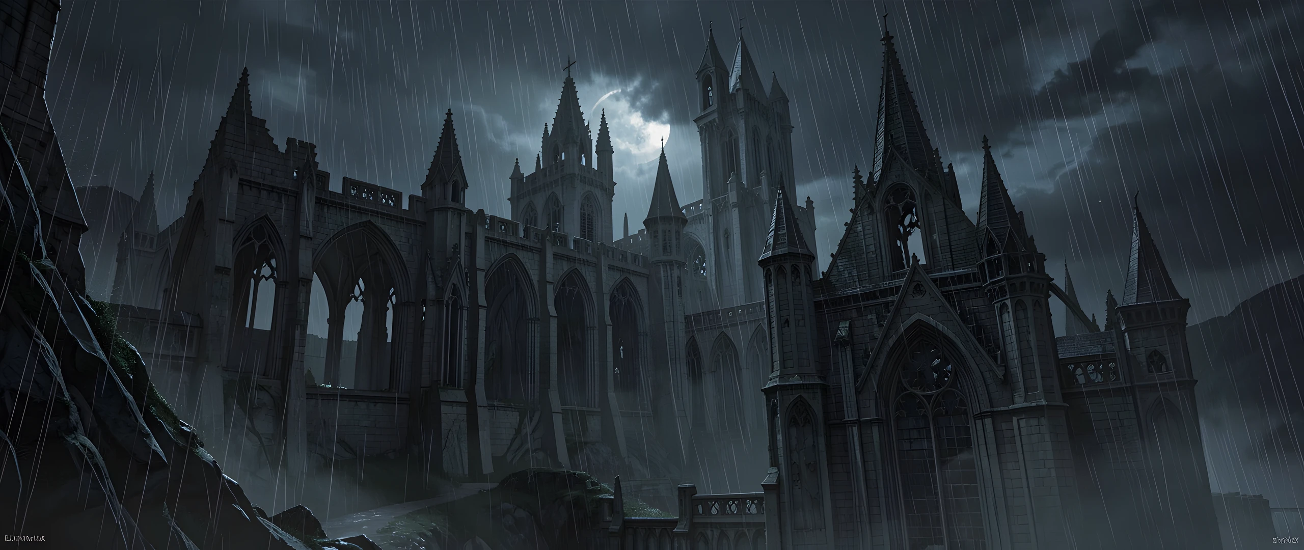 Gothic Castle Ruins