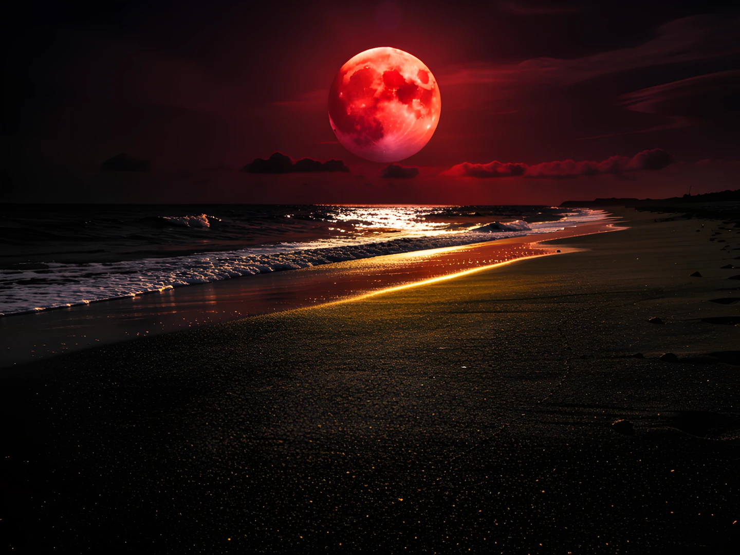 Golden Beach Sunset