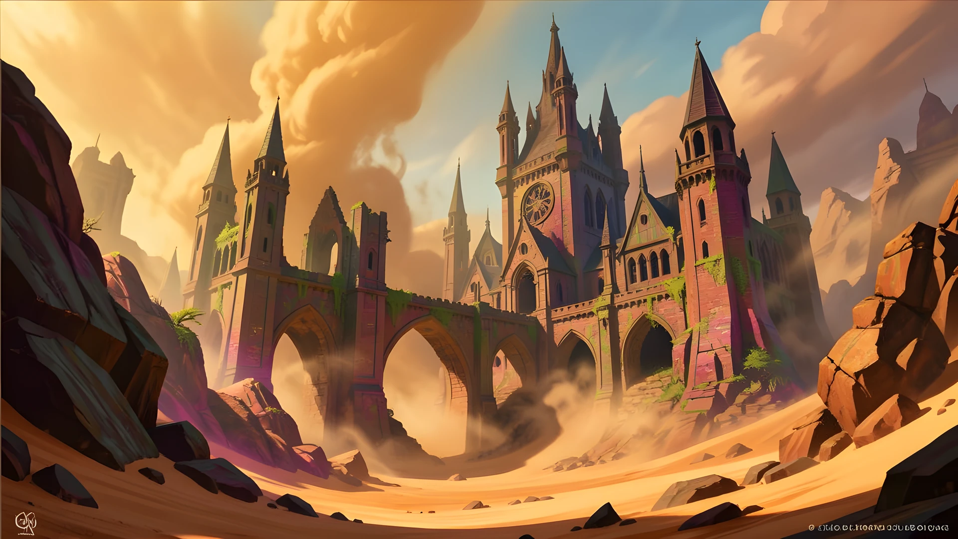 Gothic Castle Ruins