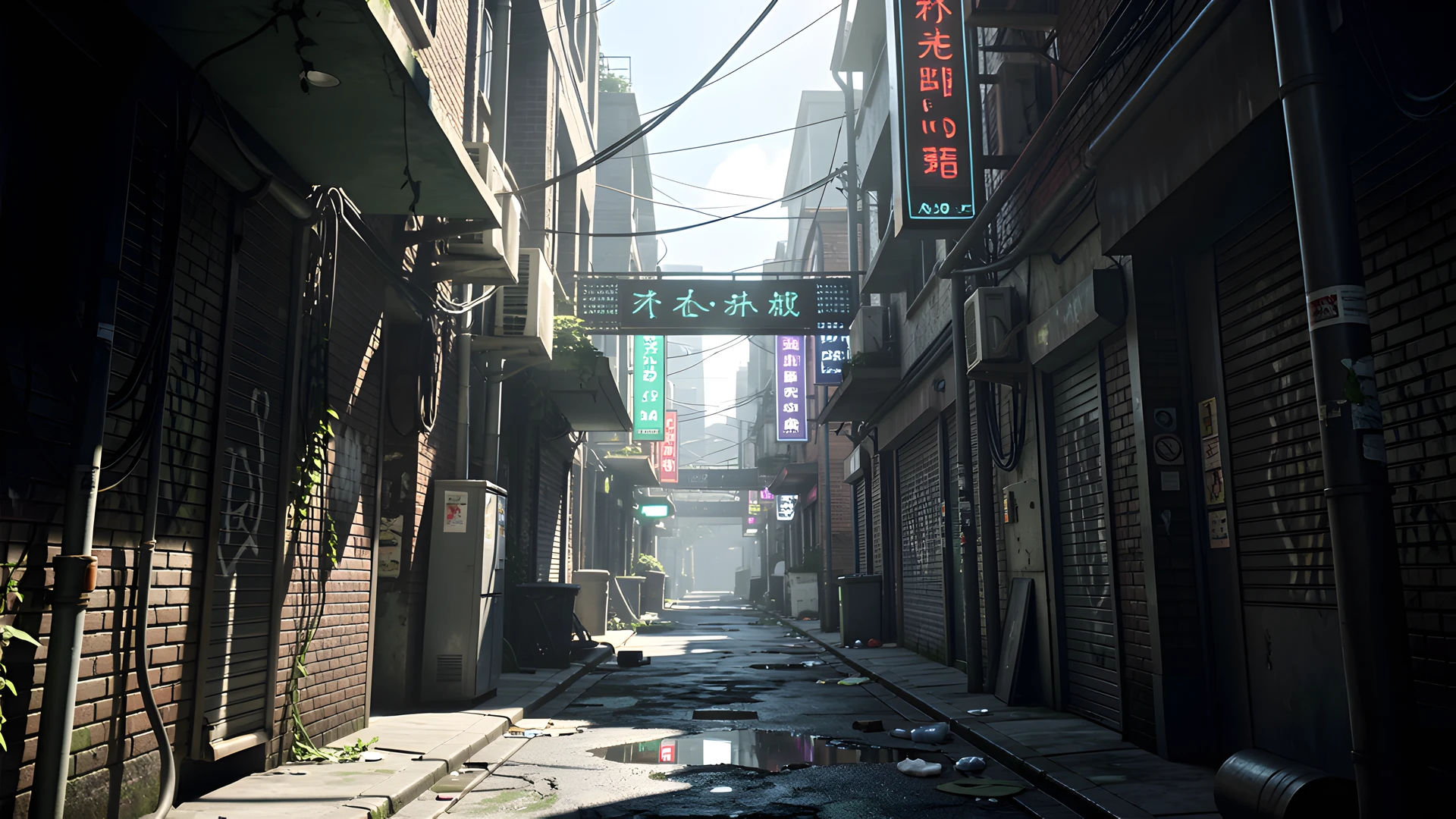 Dark Alley Night