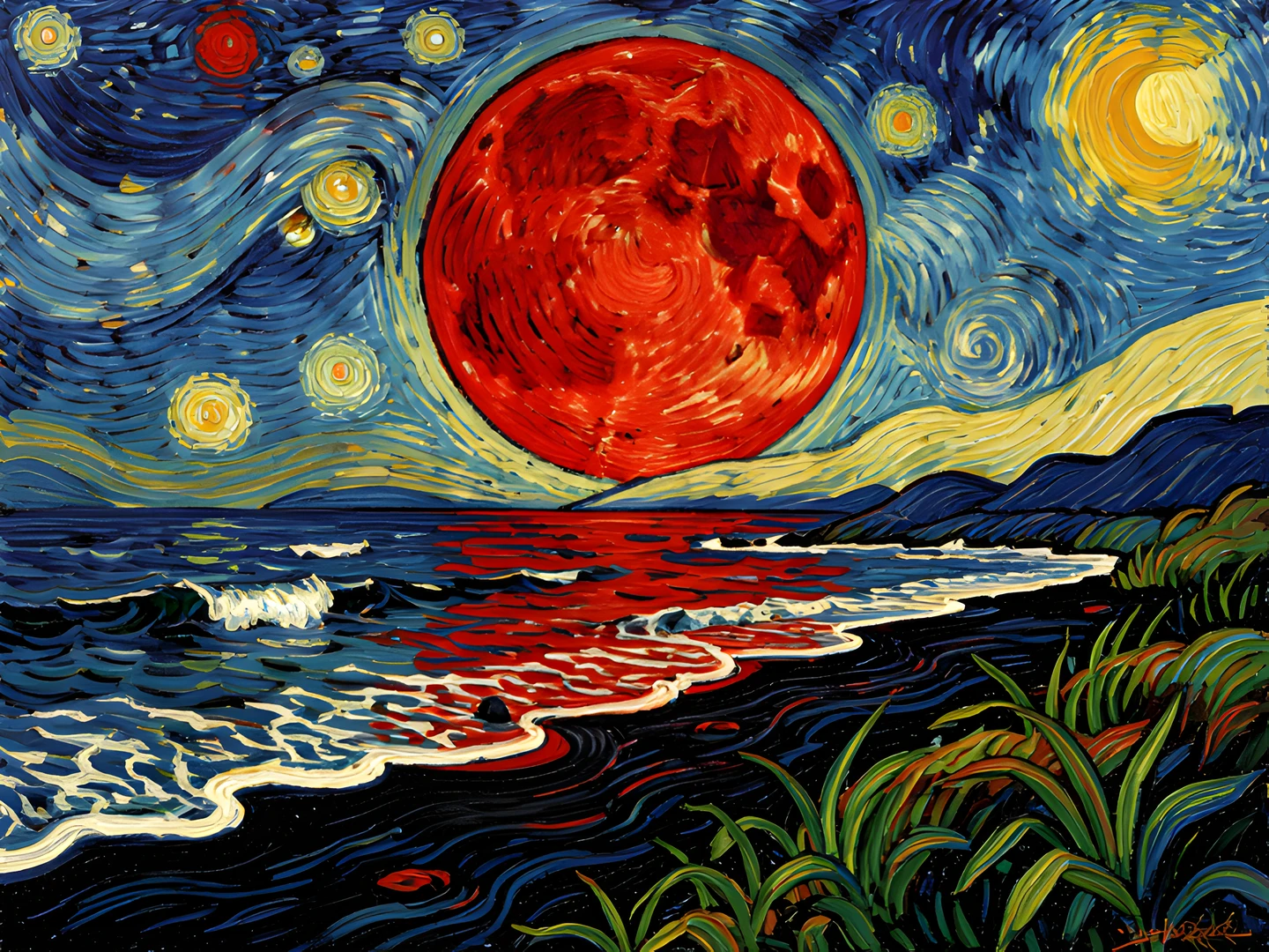 Starry Night Sky
