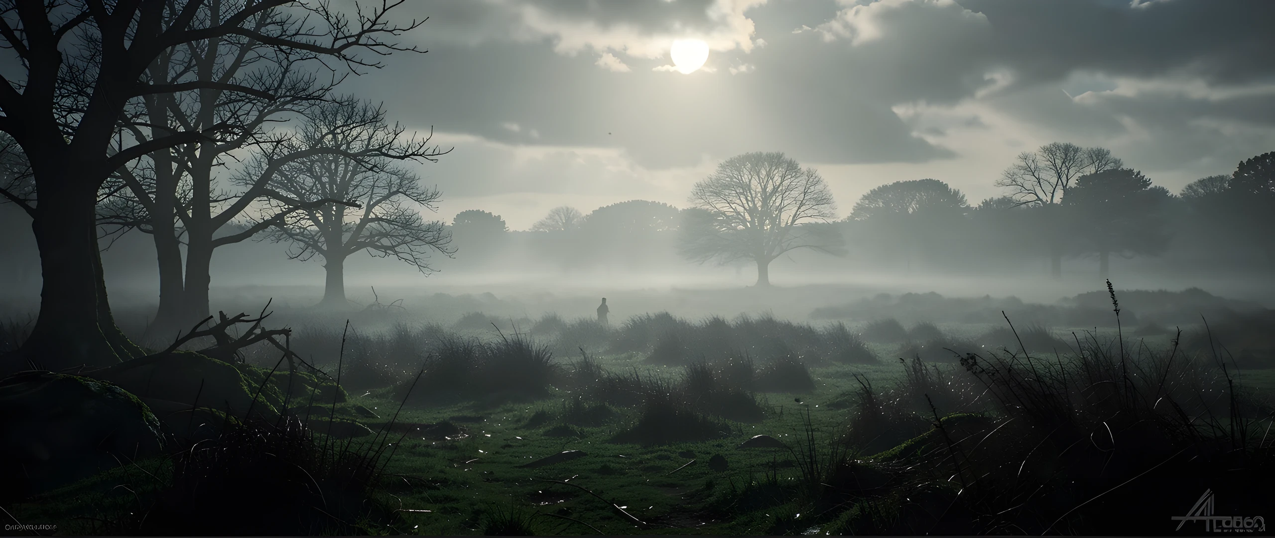 Dark Fog Landscape