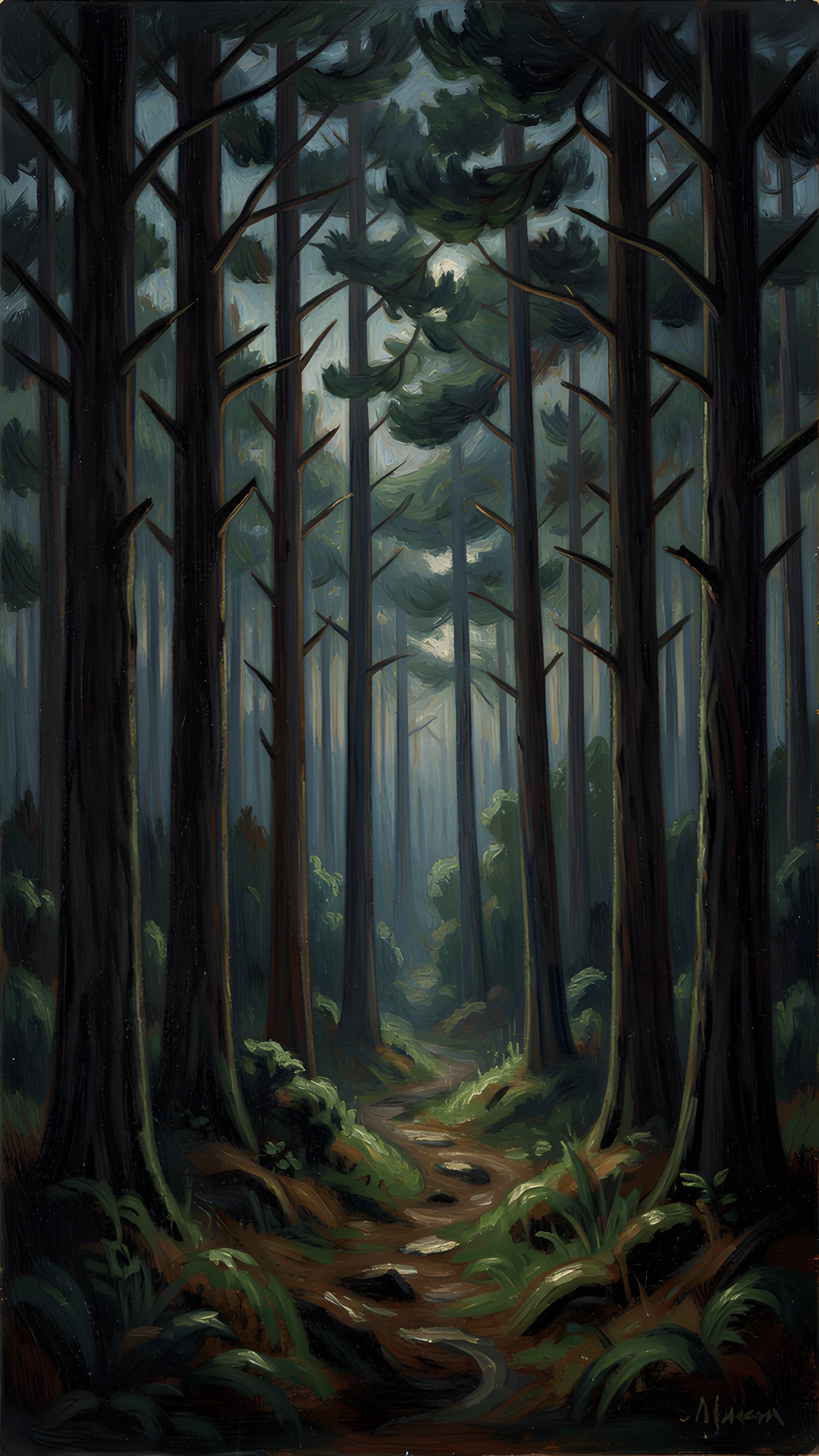 Twilight Forest Shadows