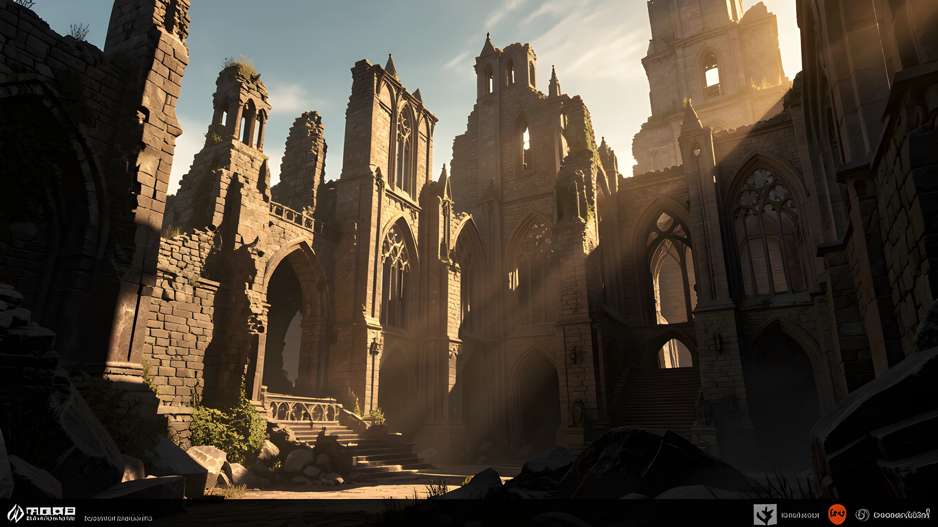 Gothic Castle Ruins