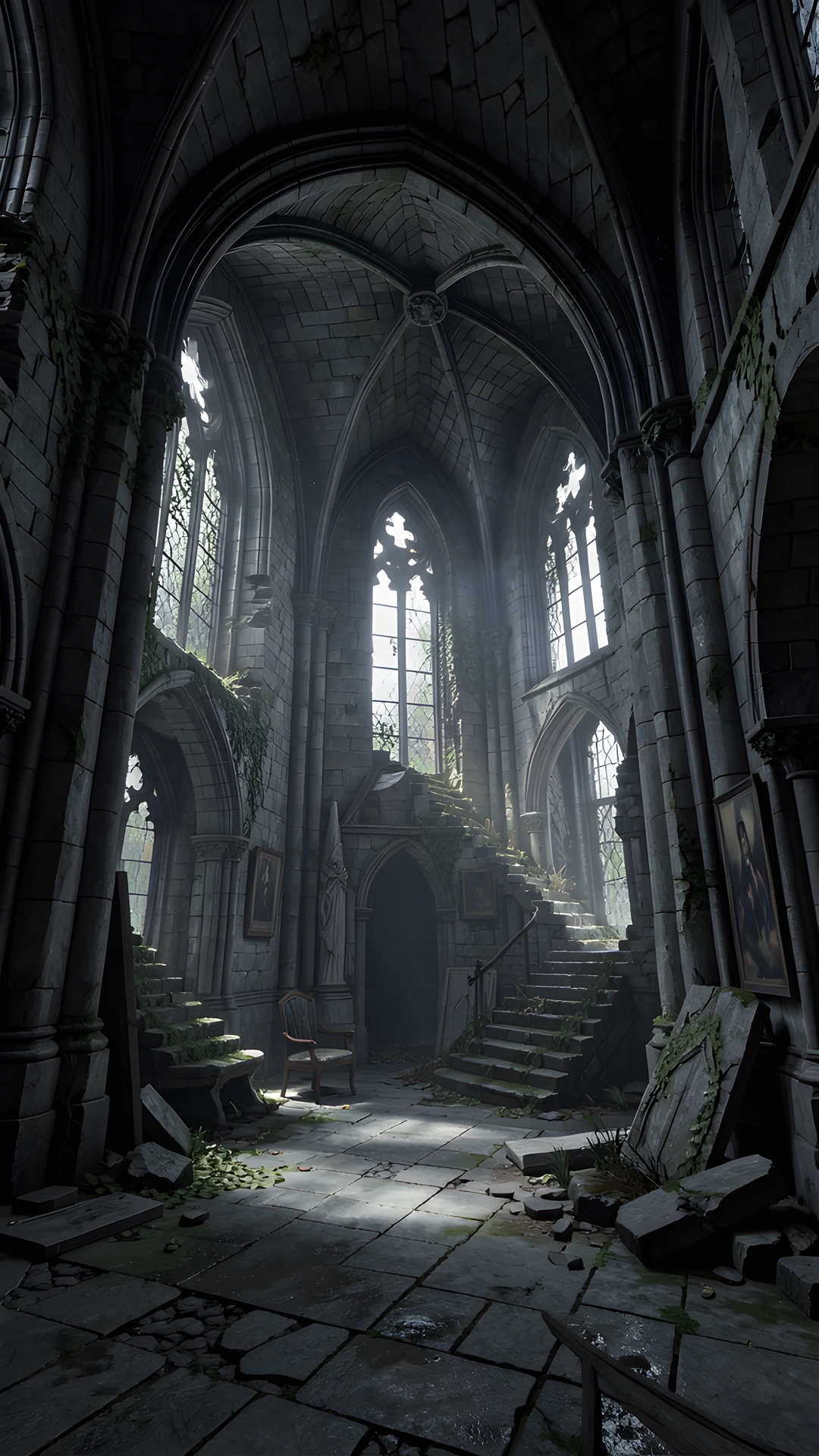 Gothic Stone Hall