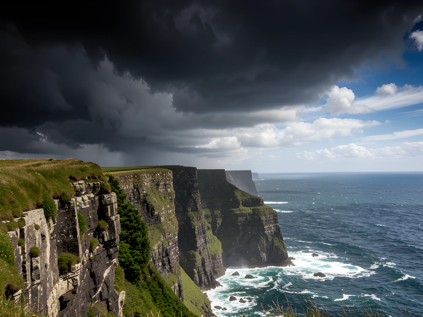 Dark Storm Cliffs
