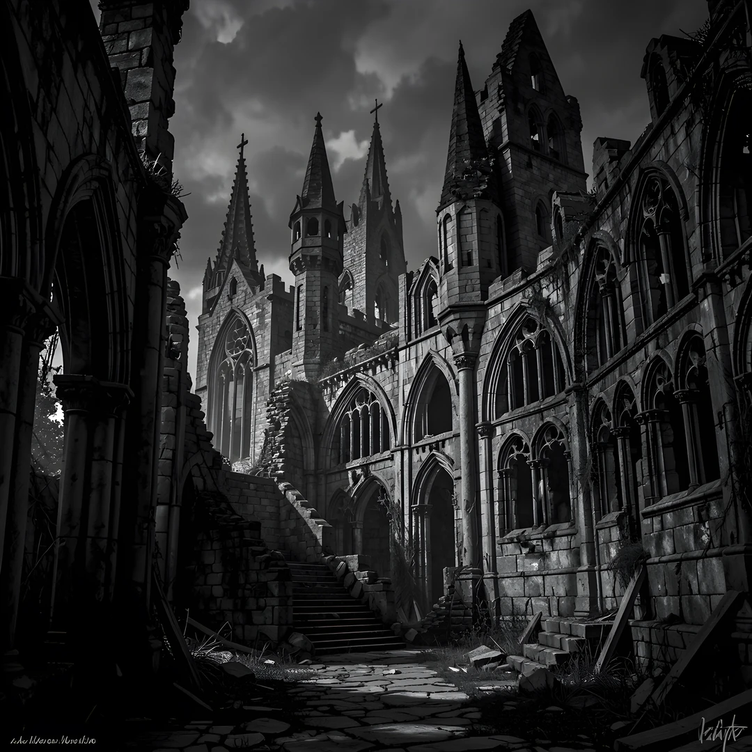 Gothic Castle Shadows