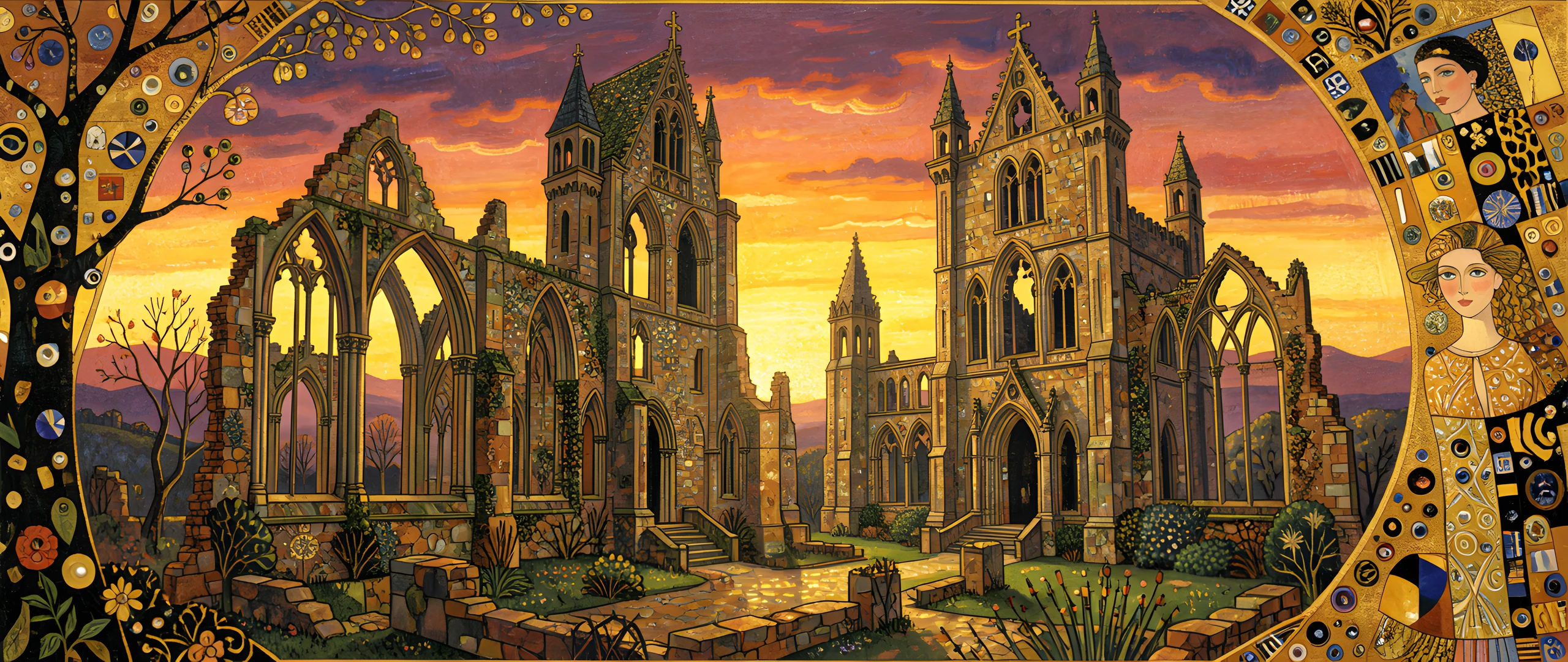 Golden Gothic Ruins