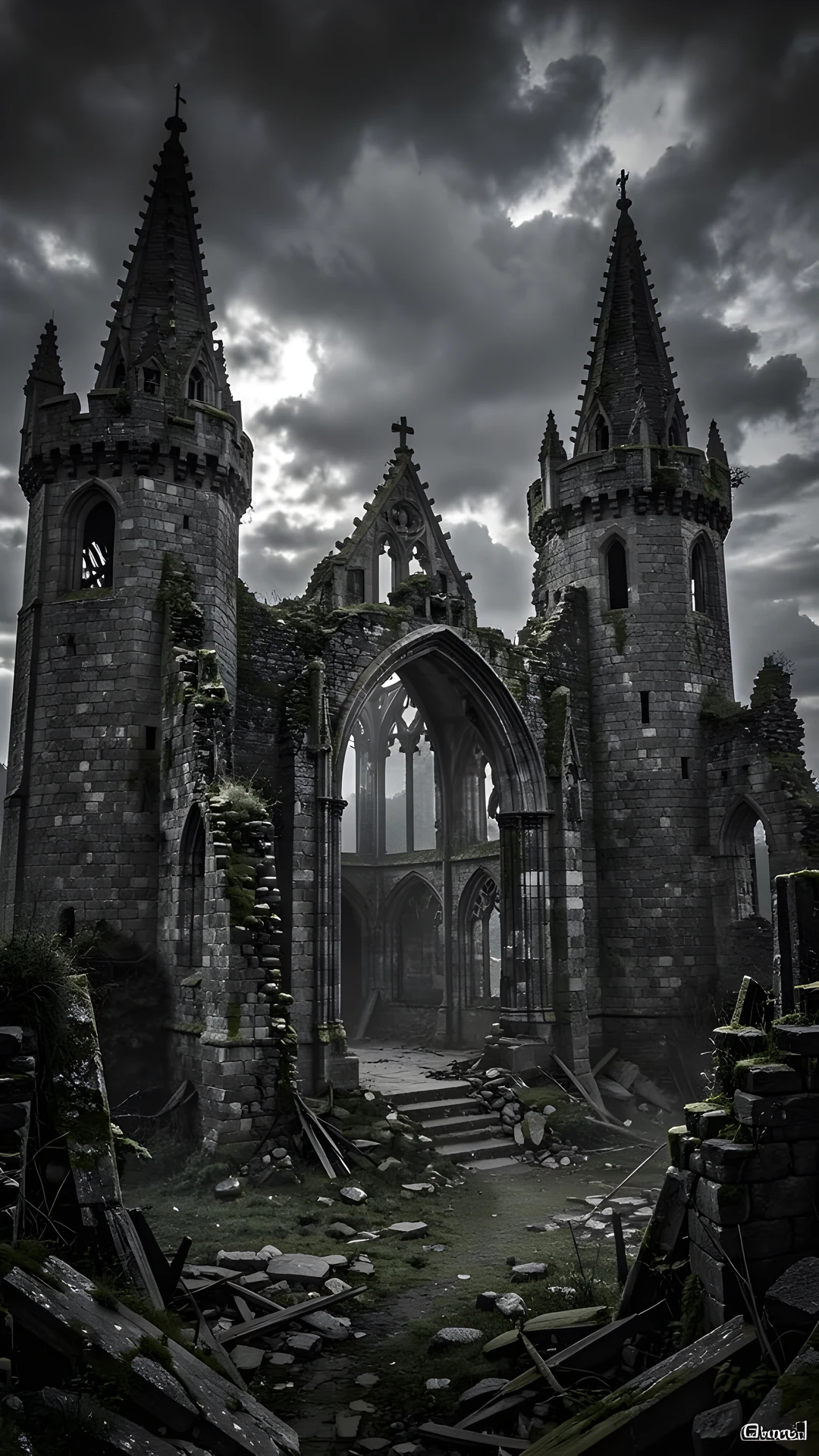 Gothic Castle Ruins
