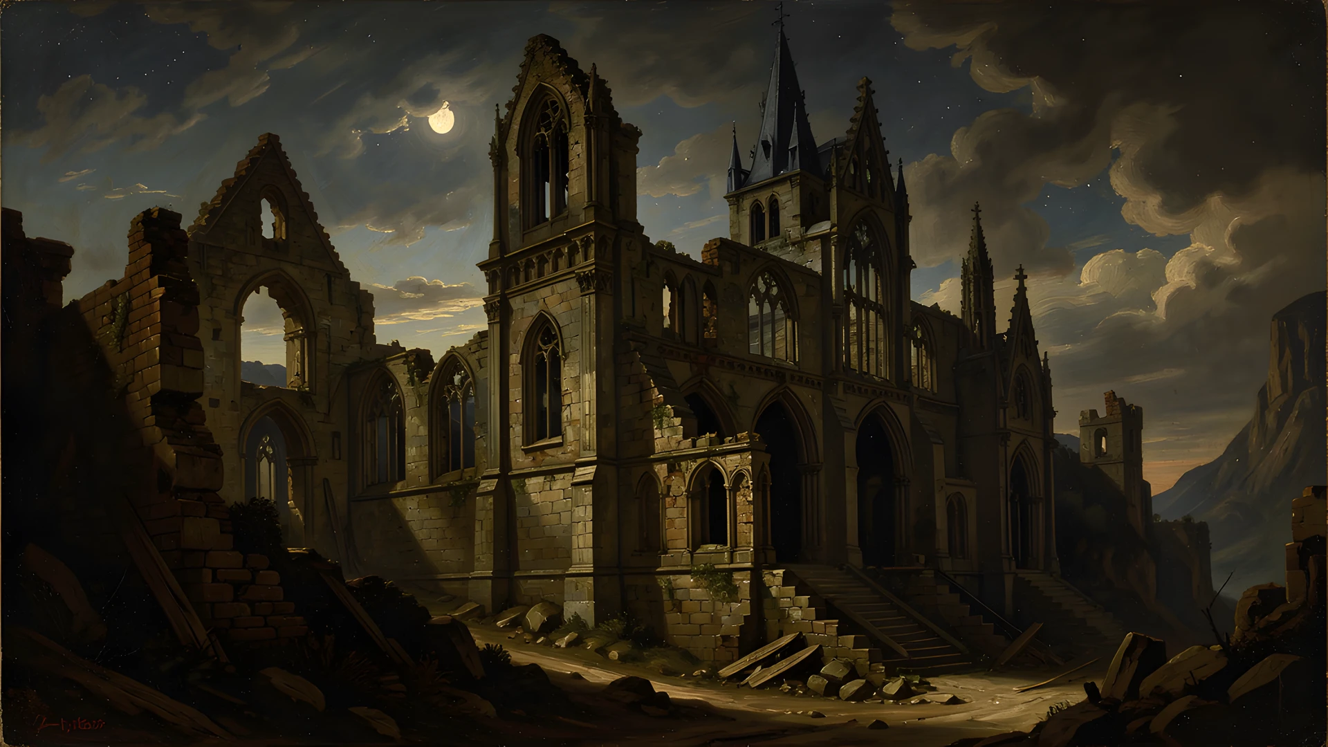 Gothic Castle Ruins