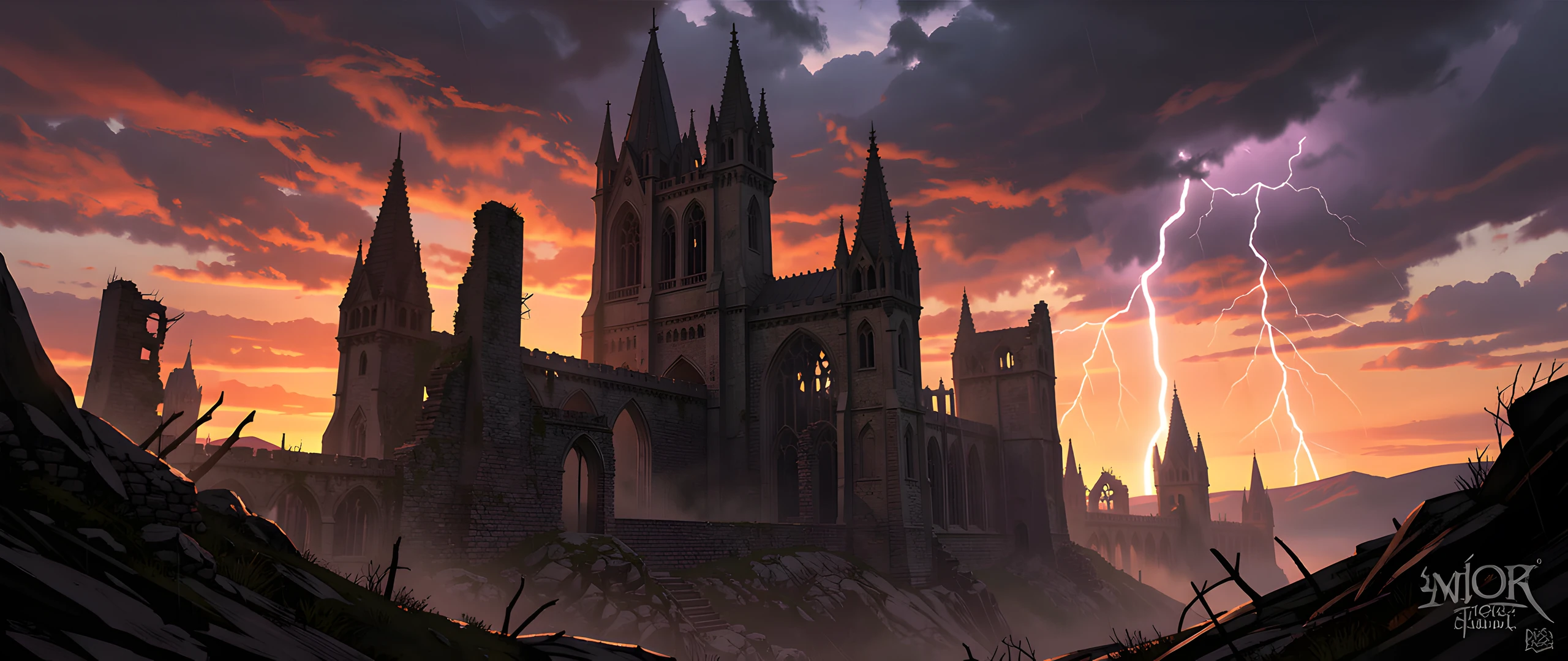Gothic Castle Ruins