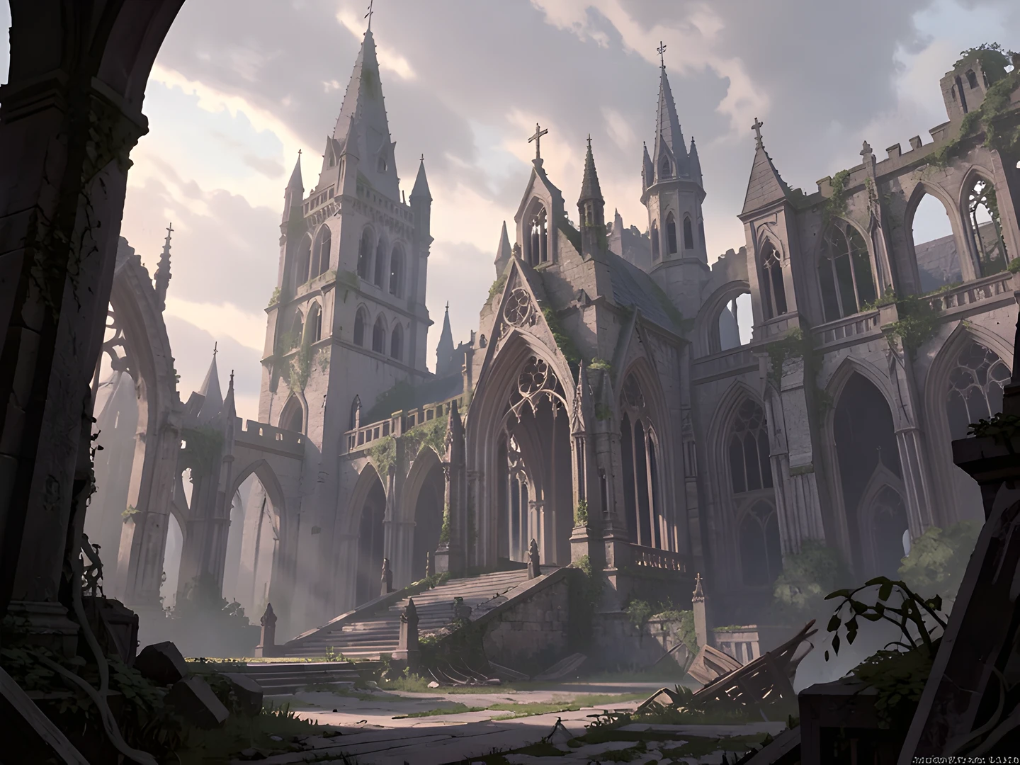 Gothic Ivory Halls