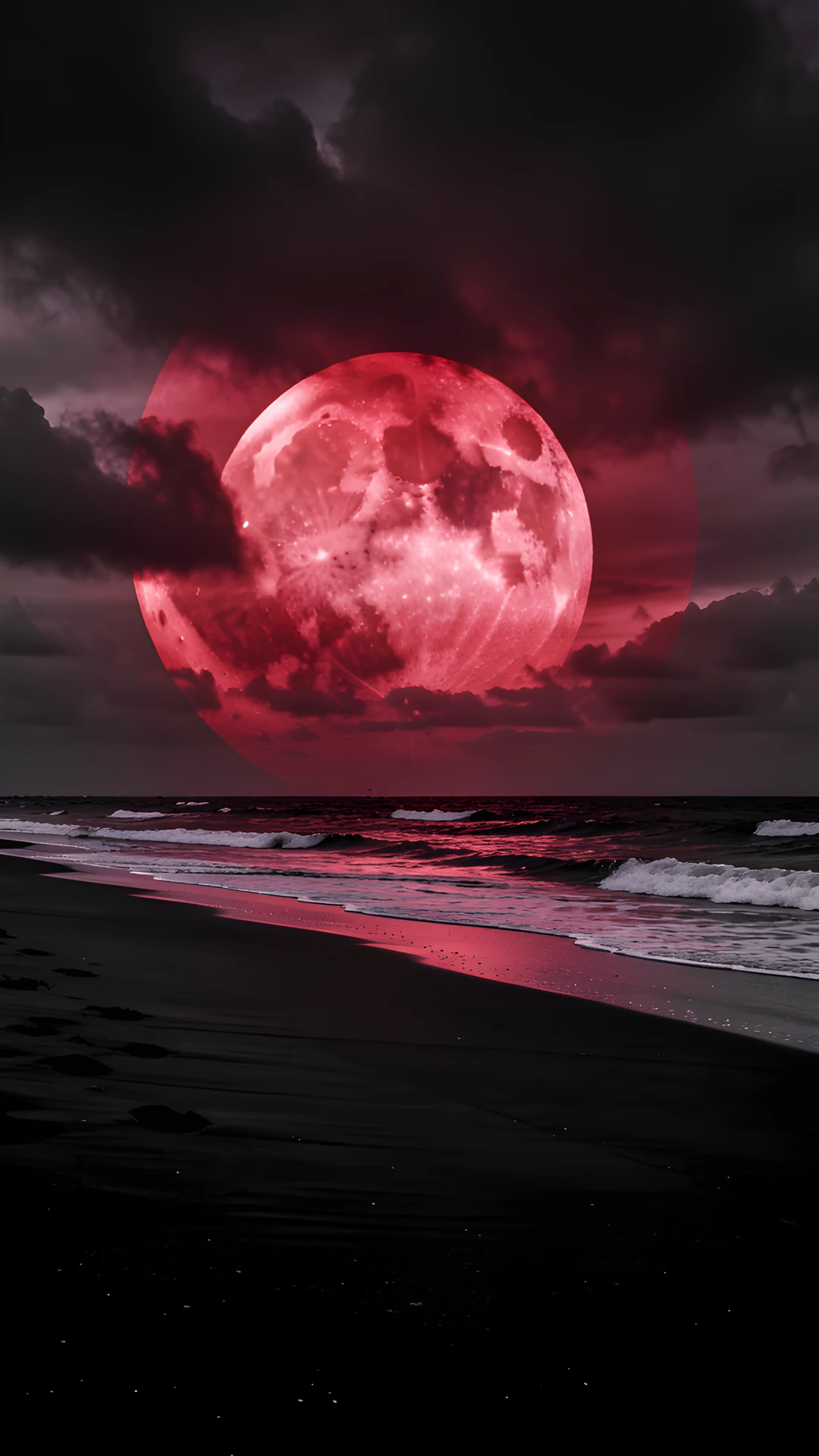 Dark Beach Night