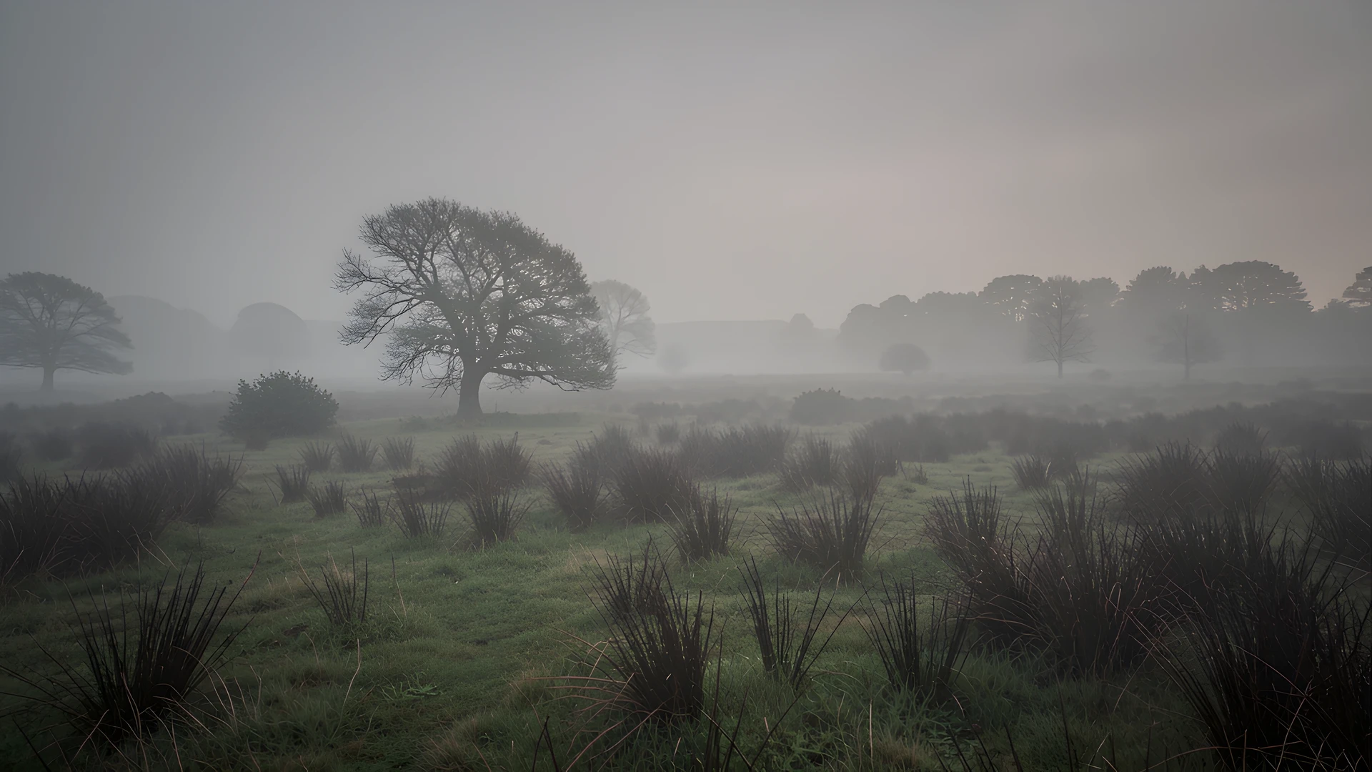 Misty Haunted Moor