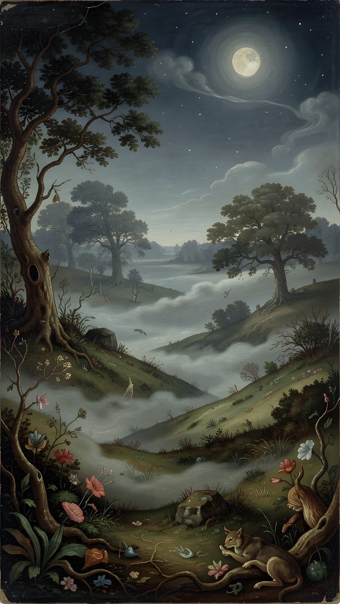 Misty Italian Landscape