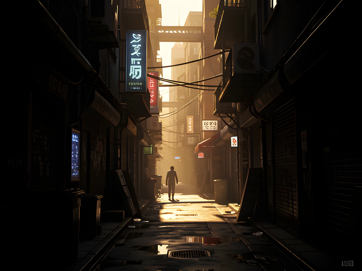 Neon City Streets