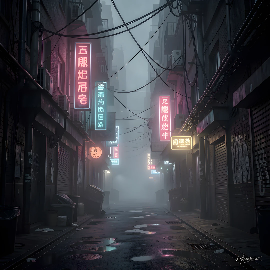 Neon City Streets