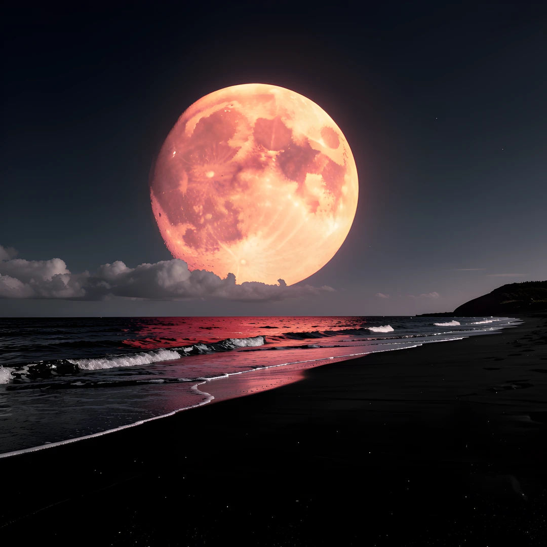 Dark Ocean Sunset