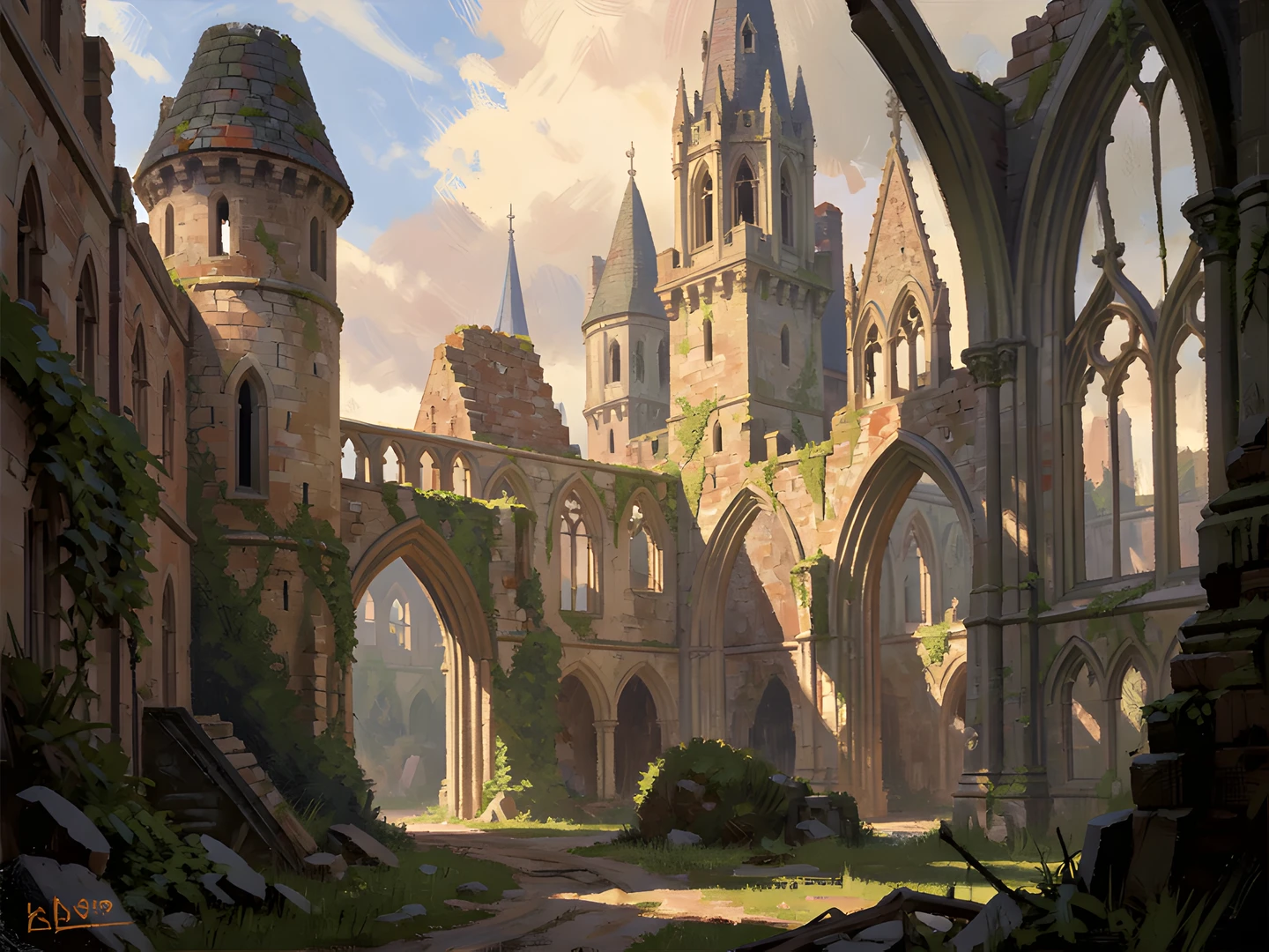 Gothic Castle Ruins