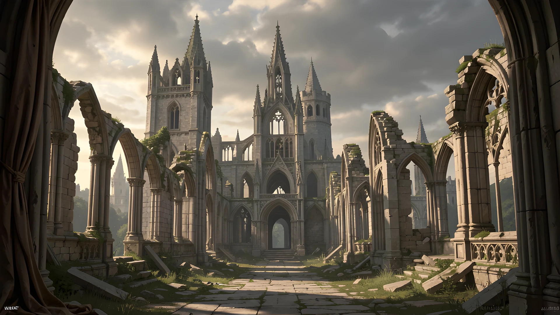 Gothic Stone Castle