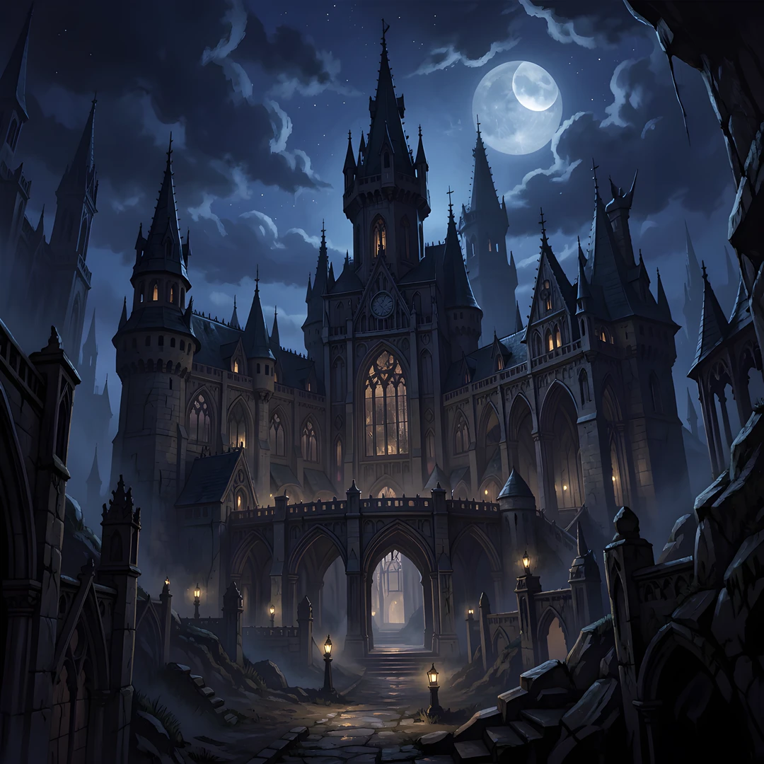 Midnight Castle Ruins