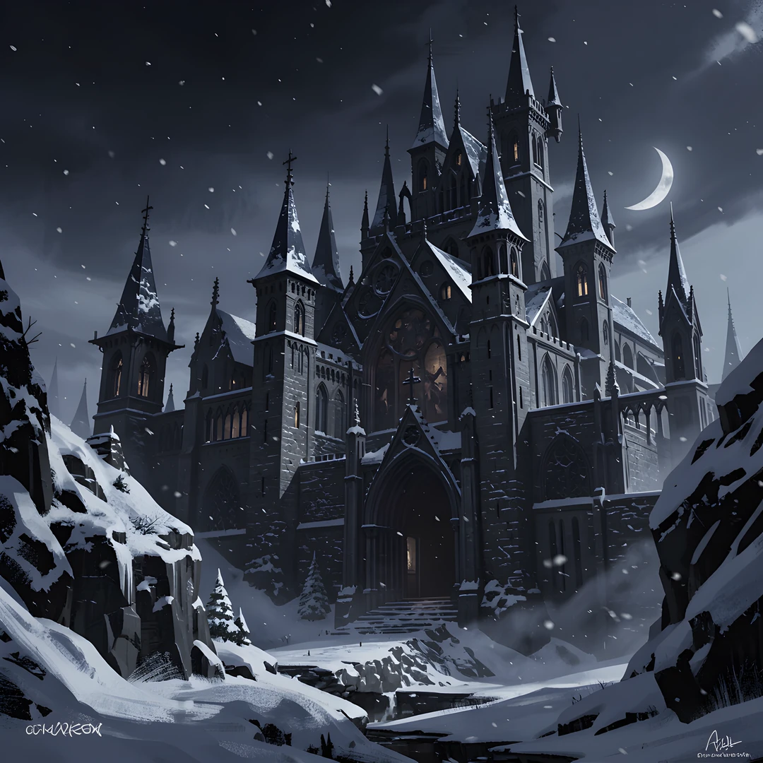 Frozen Gothic Ruins