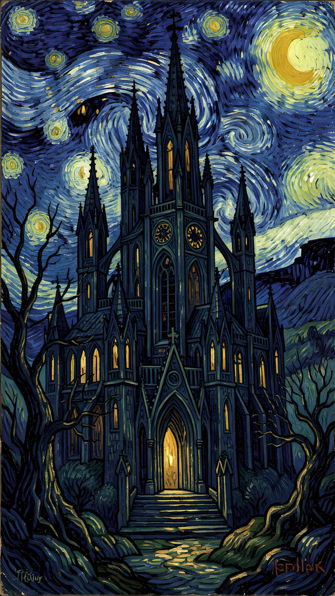 Midnight Portrait Lady