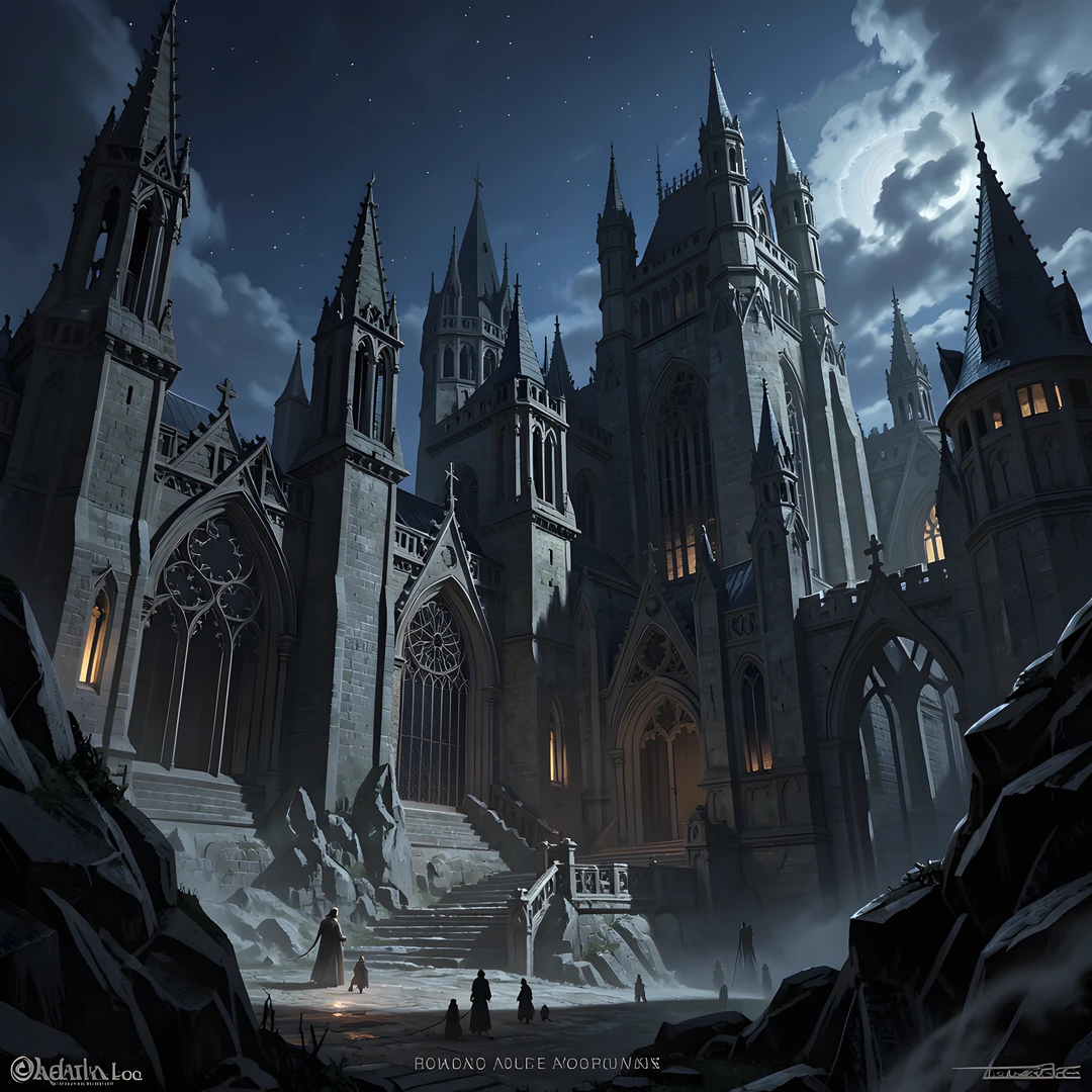 Gothic Midnight Castle