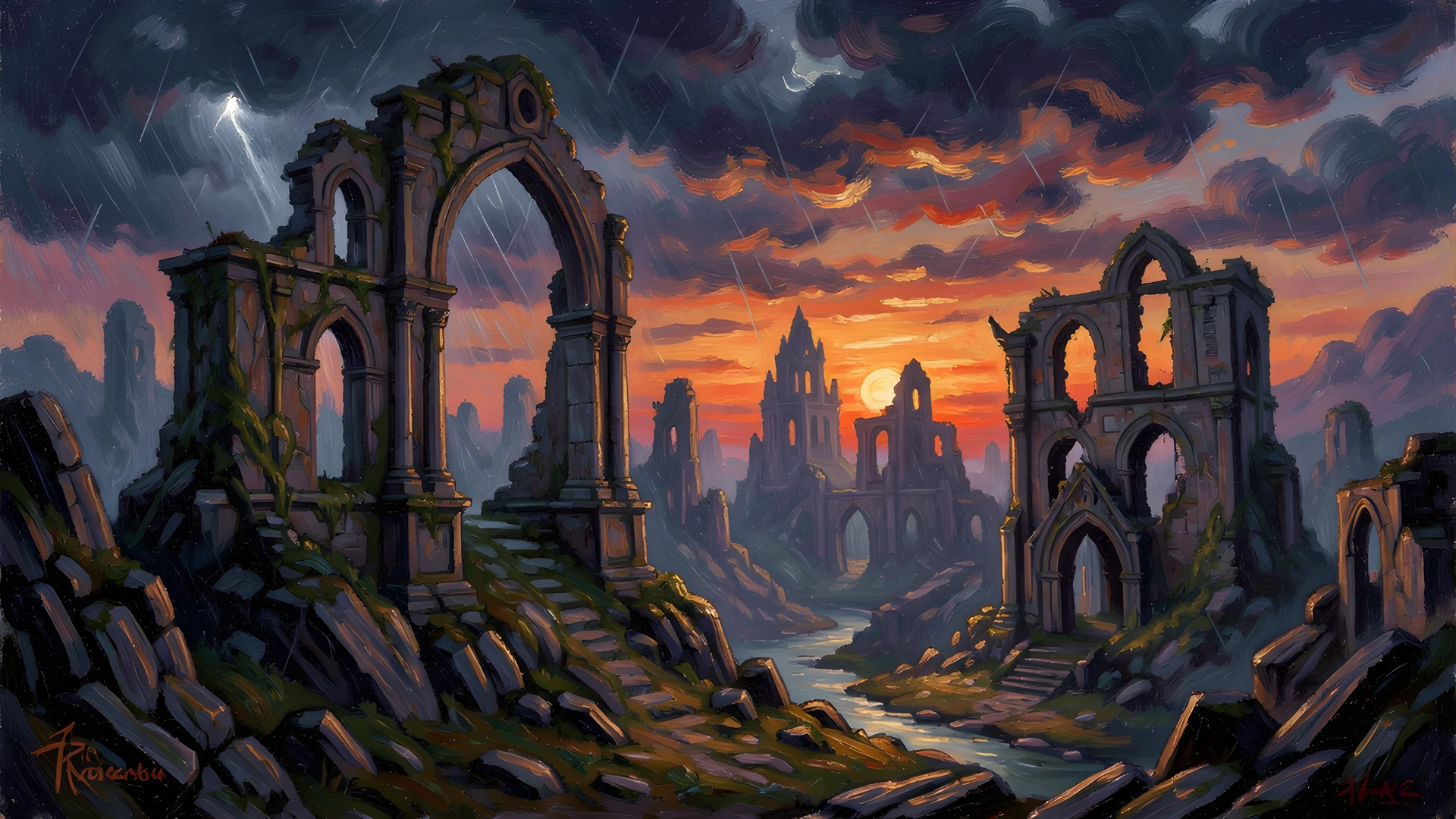 Dark Fantasy Landscapes