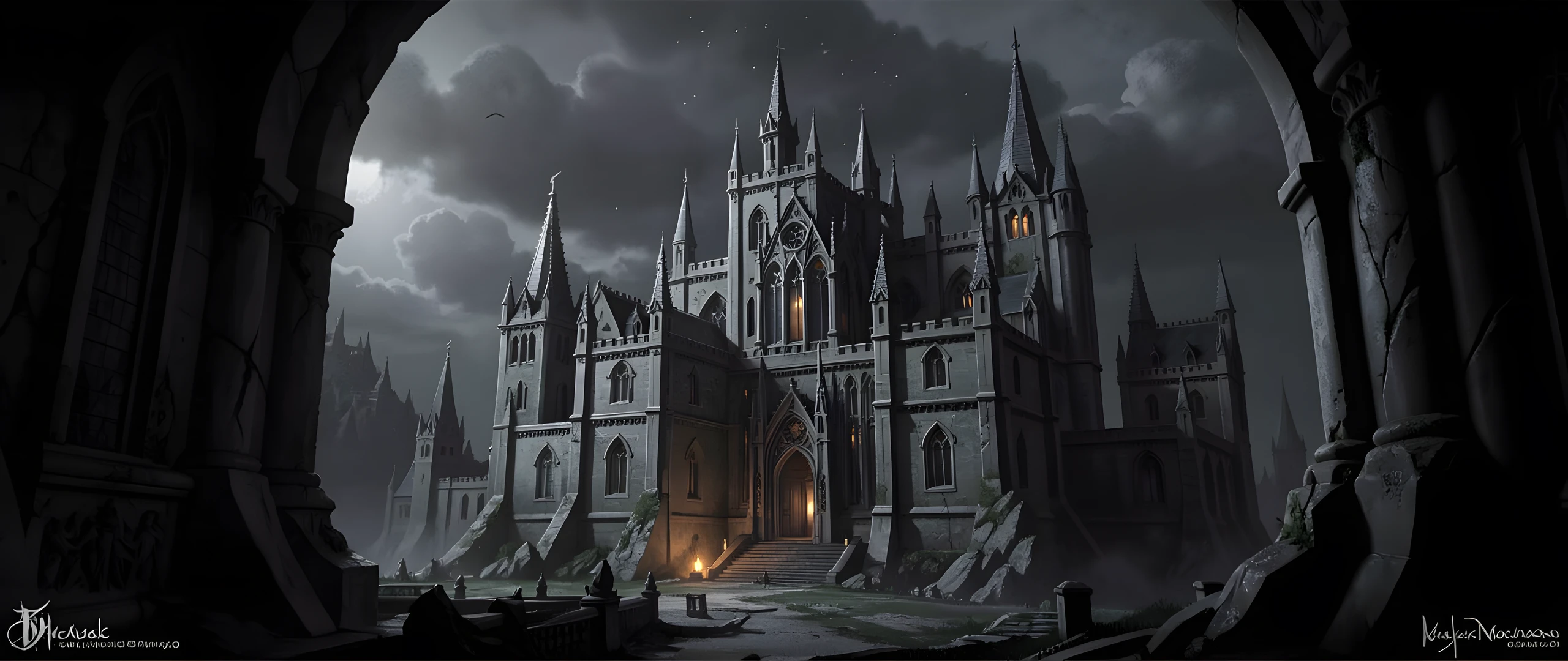 Dark Gothic Castle