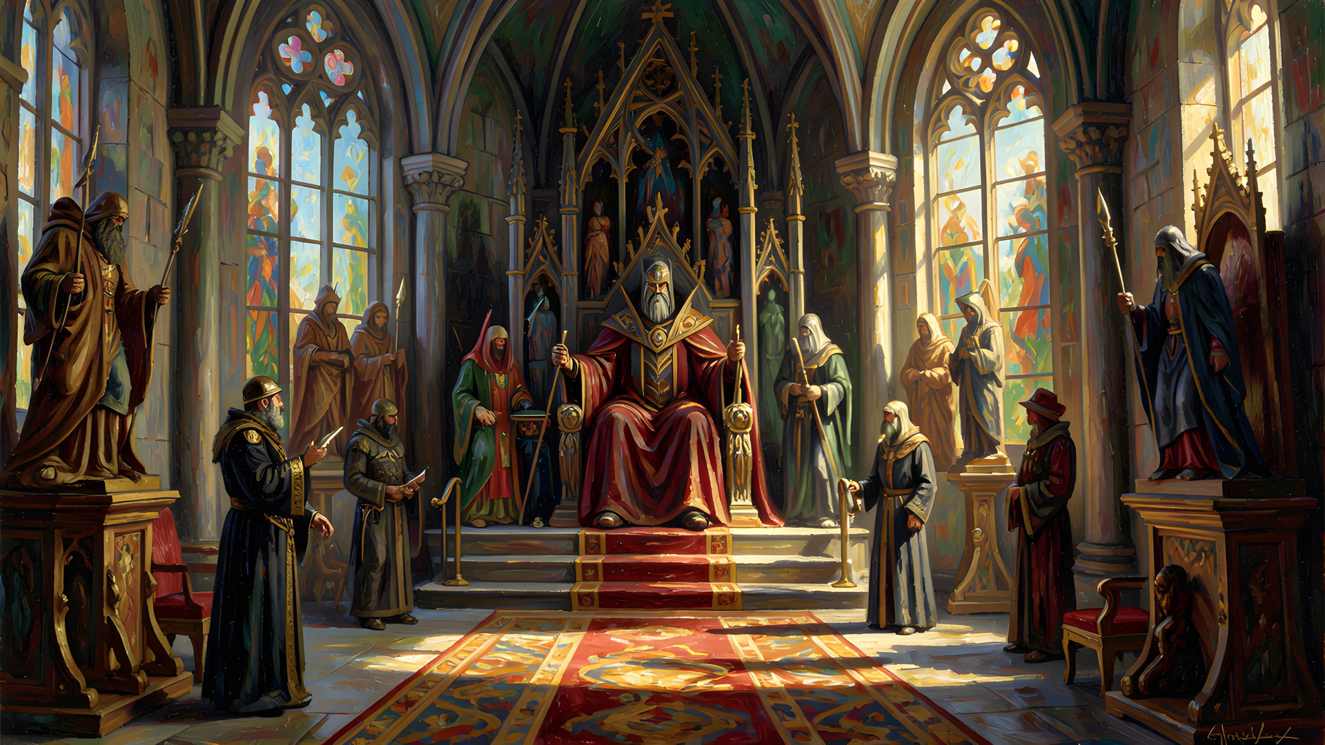 Impressionist Dark Throne