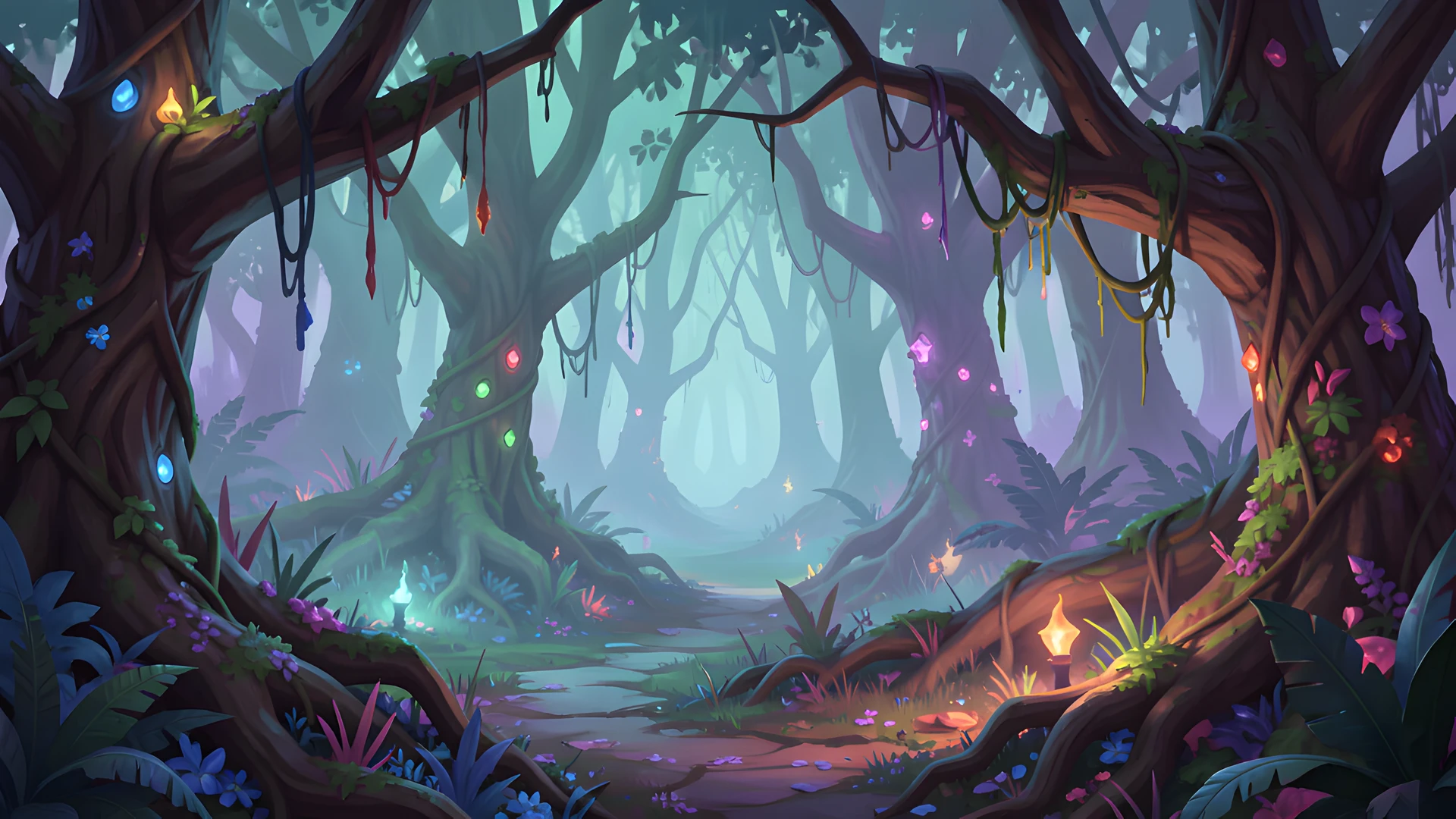 Mystic Enchanted Forest