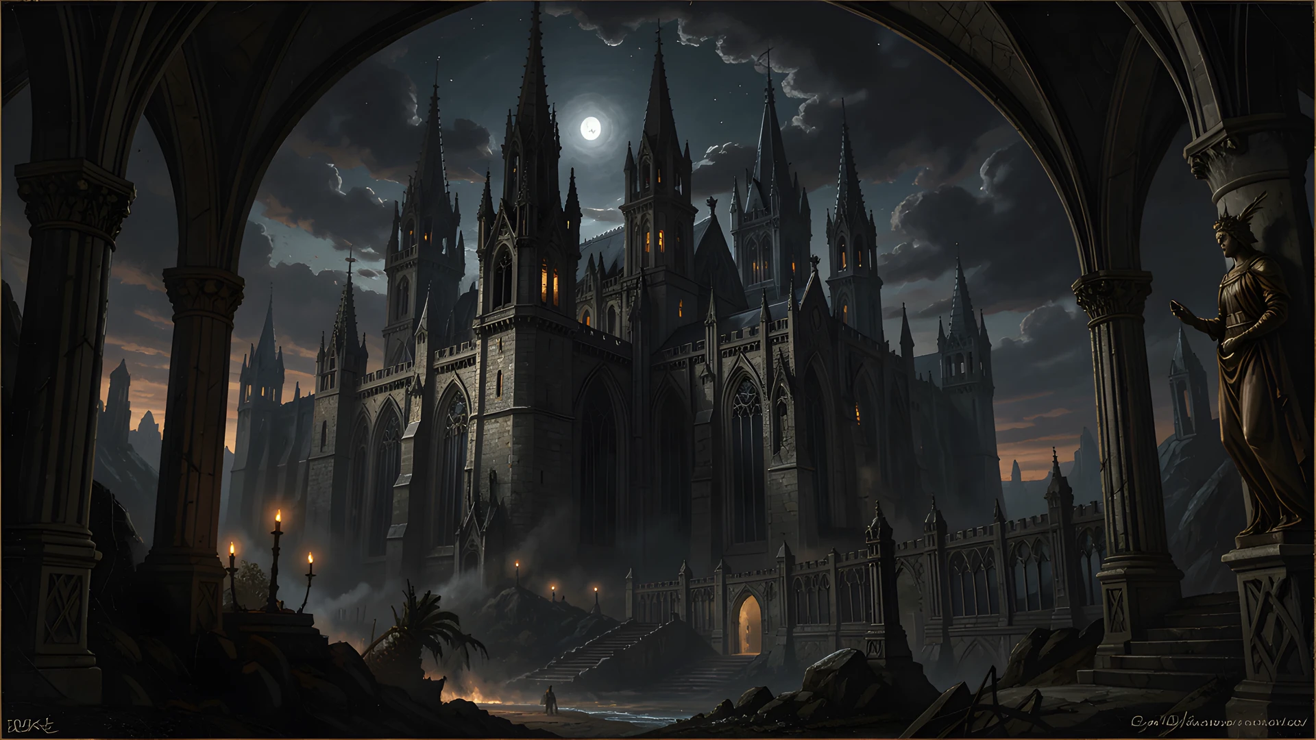 Dark Gothic Castle