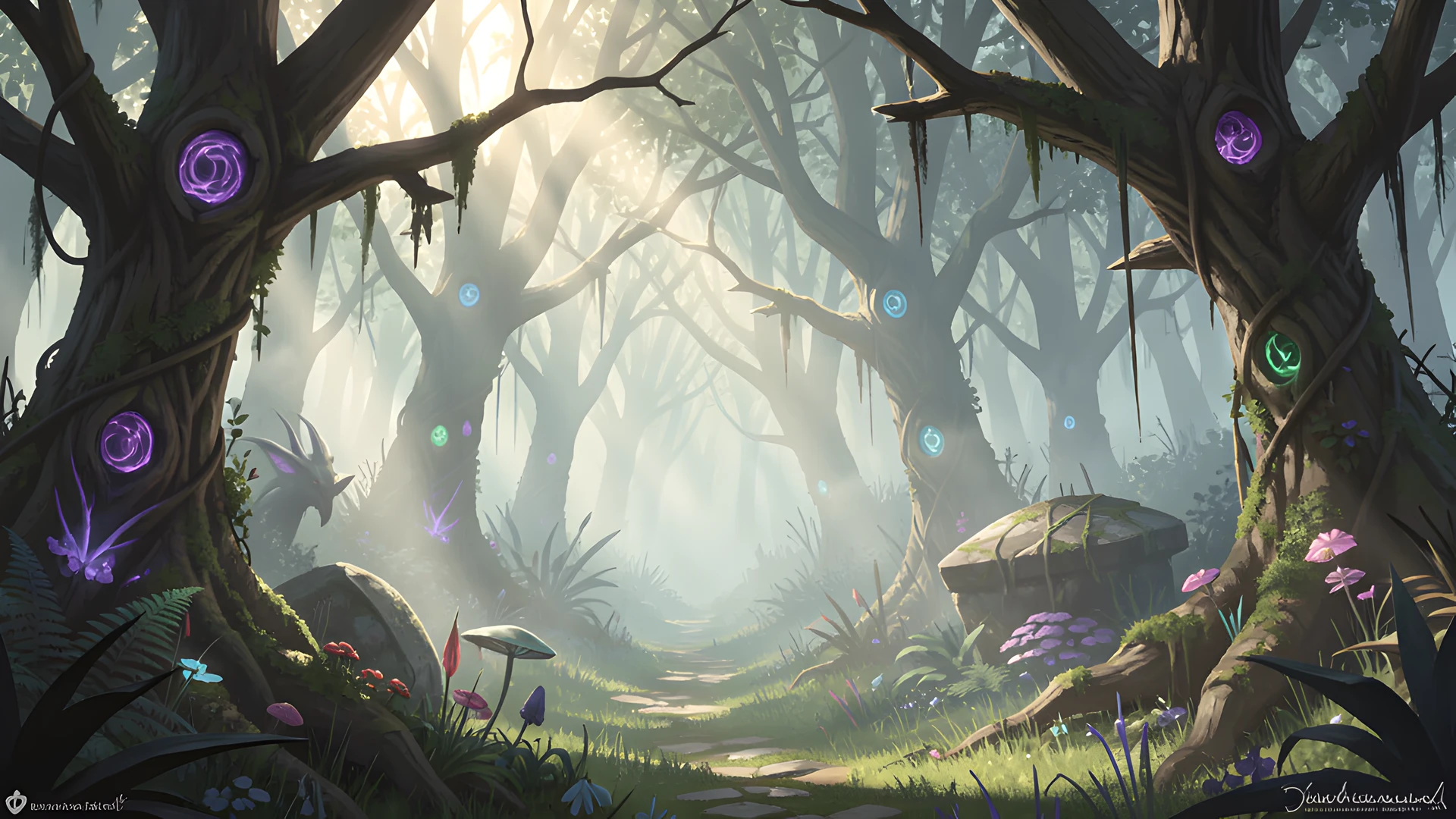 Mystic Twilight Shadows