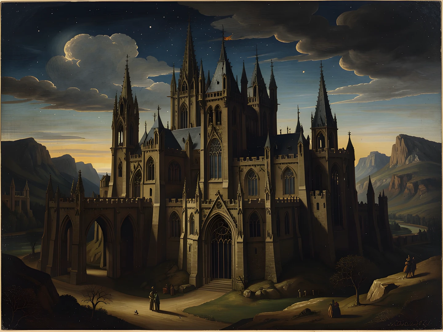 Dark Gothic Sunrise