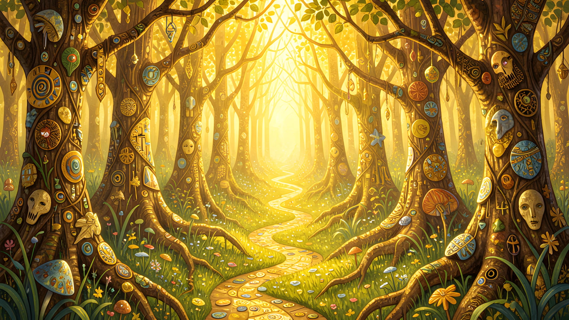 Gilded Twilight Dreams
