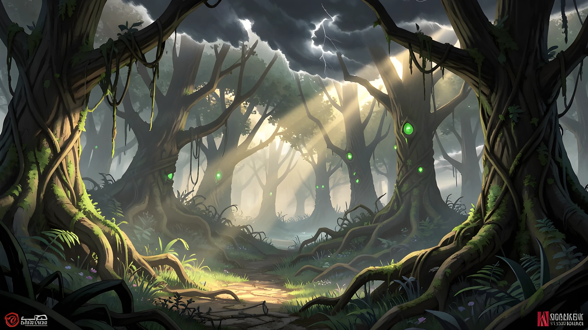 Mystic Stormy Night