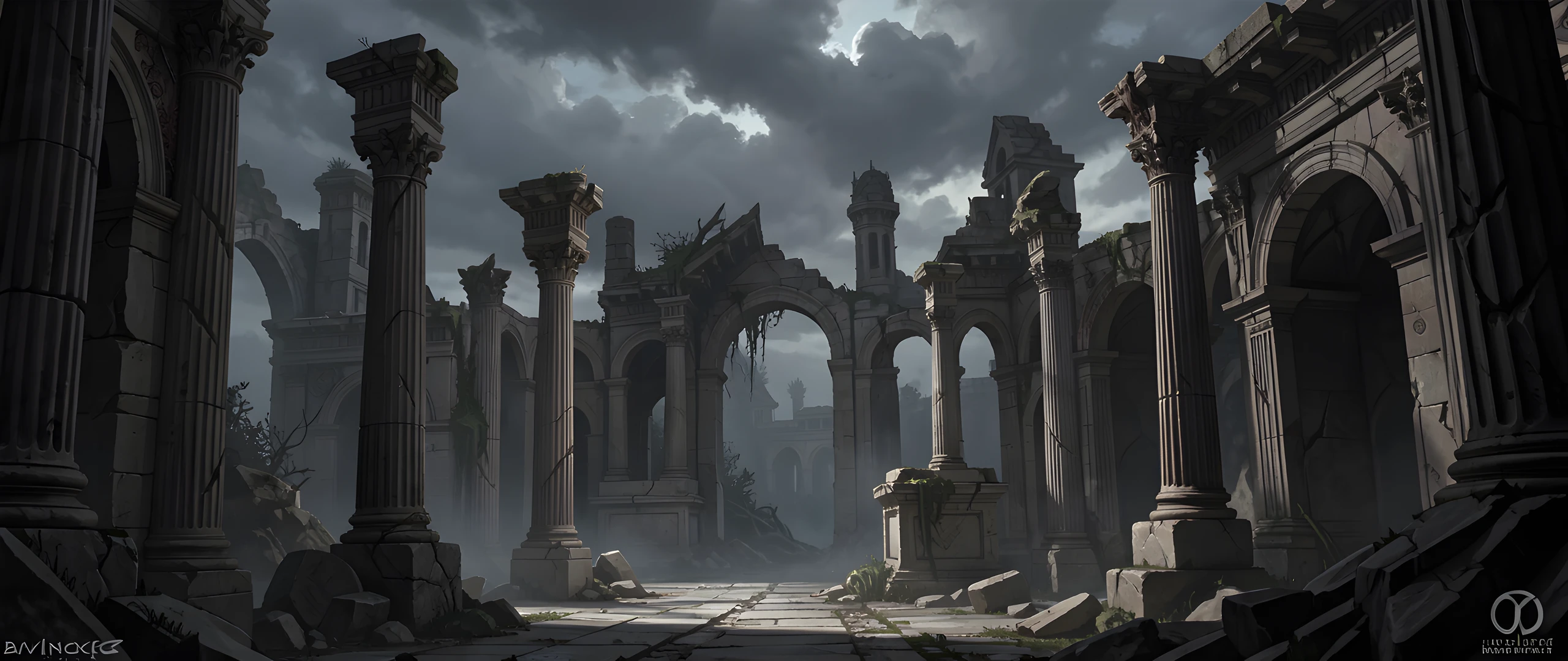 Stone Colonnade