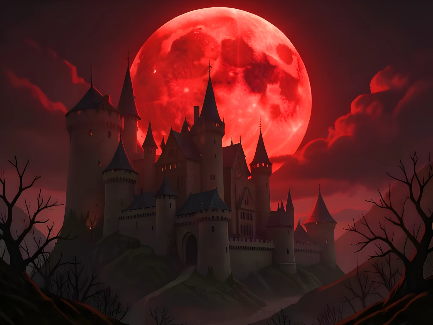 Dark Gothic Ruins