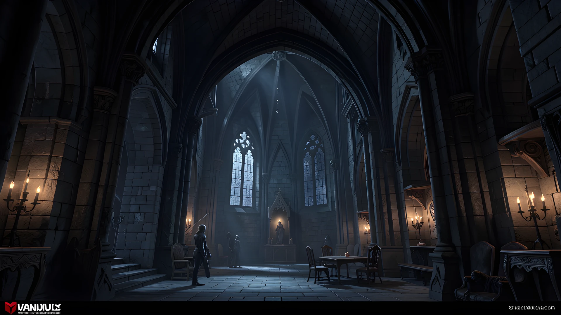 Gothic Castle Walls