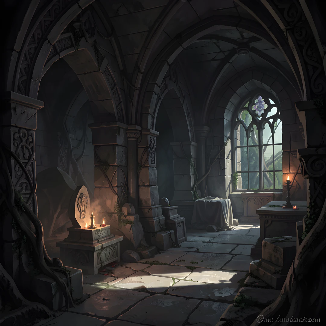 Candlelit Castle Ruins