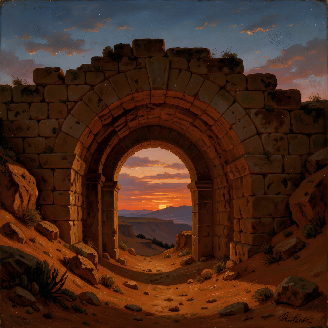Desert Sunset Glow
