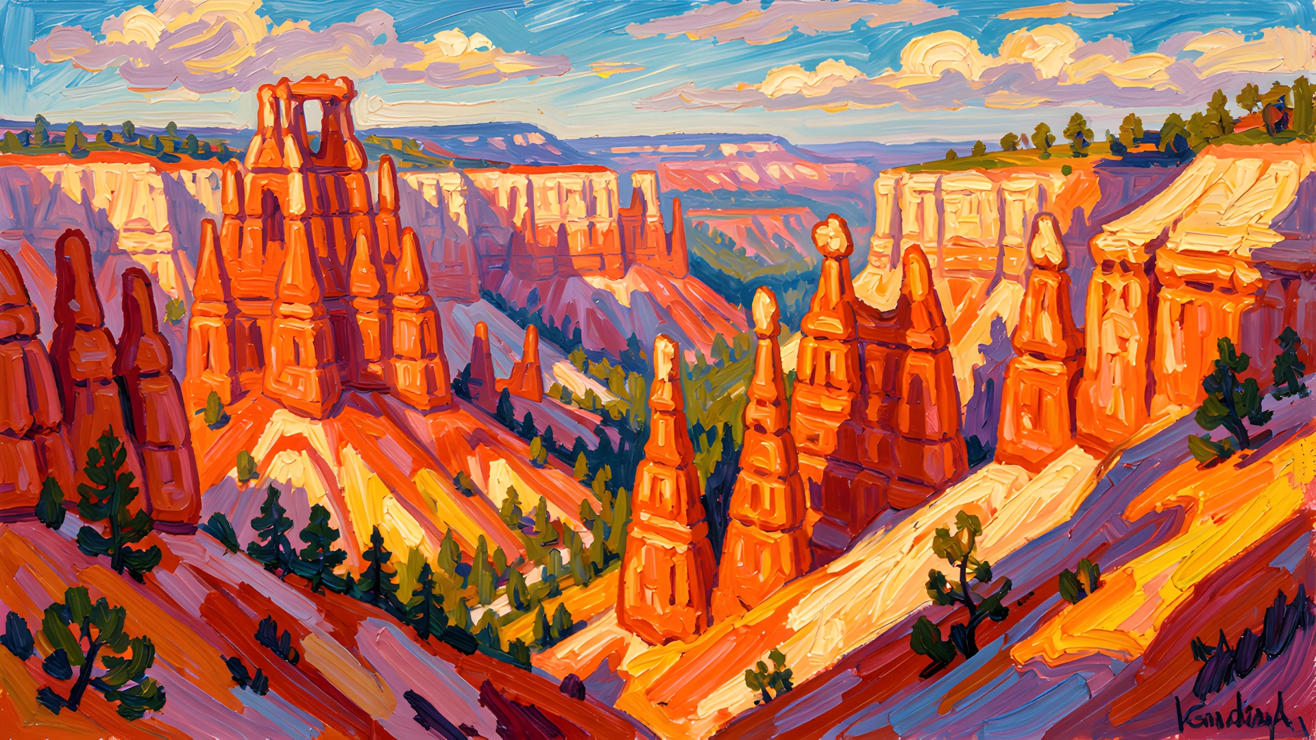Impressionist Hoodoos Valley