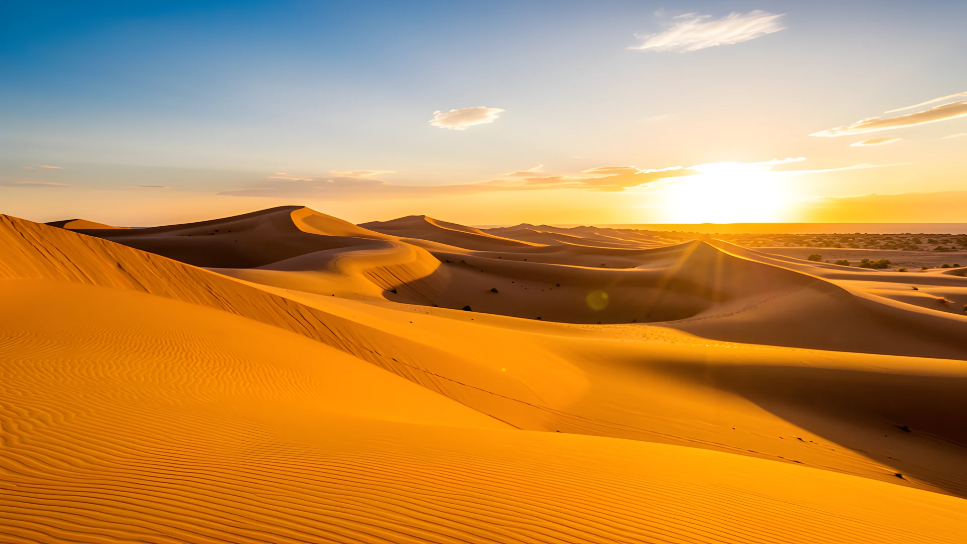 Desert Sunset Glow