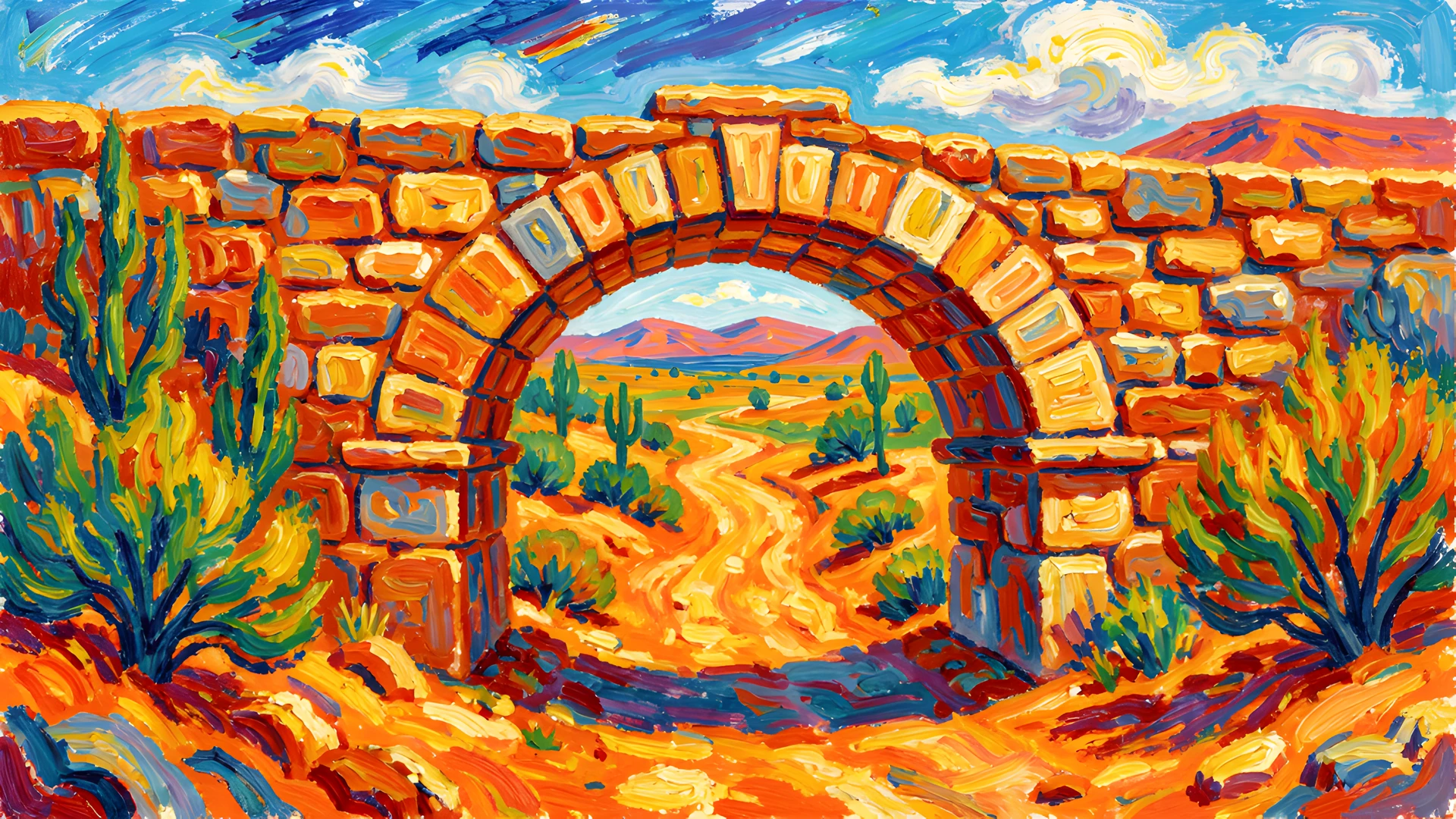 Desert Brushstrokes
